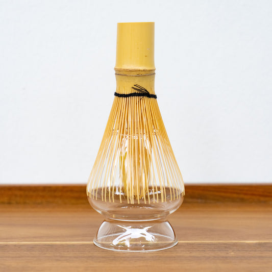 Japanese Glass Matcha Whisk Holder Stand (Kusenaoshi)
