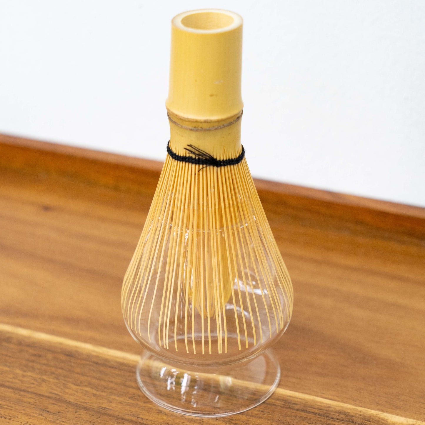 Japanese Glass Matcha Whisk Holder Stand (Kusenaoshi)